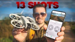 DJI NEO // UNLOCK PRO LEVEL WITH THESE 13 EPIC SHOTS!!