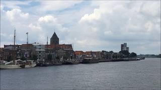 Kampen, Overijssel Netherlands / Niederlande 07 / 2017 Sightseeing Kampen Downtown, Bridge & Marina