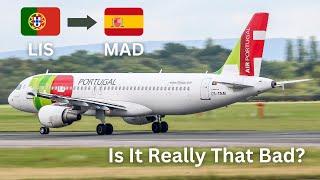 Tap Portugal A320 | Lisbon to Madrid Flight Review