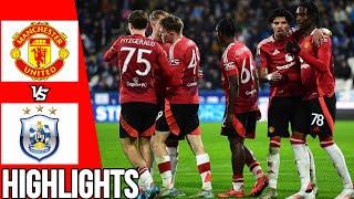 Manchester United vs Huddersfield Town | All Goals & Highlights | BSM Trophy | 12/11/24