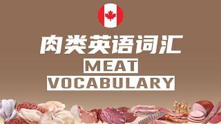 Learn Meat Vocabulary in English 肉类英文词汇