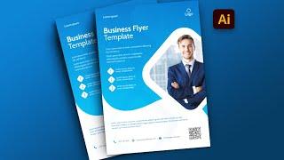 Business Flyer Design in Adobe Illustrator