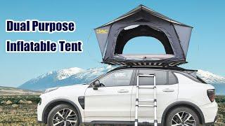 How is the DAC Inflatable Roof Top Tent when camping in Rain?