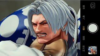 卢卡尔Omega Rugal遭受攻击时的表情抓拍 KOF 15