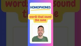 English words with the same pronunciation. #englishpronunciation  #speaknaturally #homophones