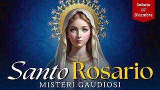 Il Santo Rosario di oggi, Sabato 7 Dicembre 2024, Misteri Gaudiosi