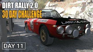 Dirt Rally 2.0 Day 11| Hawkes Bay Drift Lancia Fulvia Unleashed | 30 day Challenge