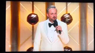 Nate Bargatze appears at The Golden Globes 2025