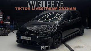 VW GOLF 7.5 R manuál | TikTok livestream záznam | Part 1