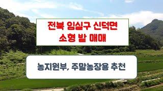 (묘지용추천)전북 임실군 신덕면 소형밭 매매 농지원부,주말농장용,가족묘지적합(매매가 3,500만원으로 조정)