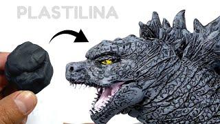 Como hacer a GODZILLA de Plastilina paso a paso - Mi mundo de Plastilina