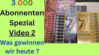 3000 Abo. Spezial Video 2 - Werden wir heute viel Geld gewinnen ? Wieder 120 Euro investiert