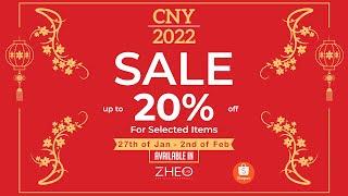  ZHEO LAB CHINESE NEW YEAR SALES 2022 