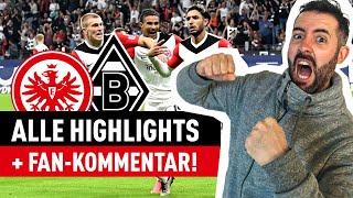 Eintracht Frankfurt - Borussia Mönchengladbach mit Fankommentar | Bundesliga Highlights