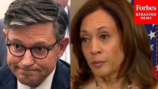 BREAKING NEWS: Kamala Harris Hits Speaker Johnson Over CHIPS Act Repeal