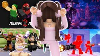 MM2, But I Play My FANS FAVORITE ROBLOX GAMES... (Murder Mystery 2)