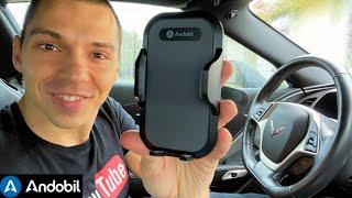 Car Mount for iPhone 12 Review  - How to install car air vent phone holder  - Andobil