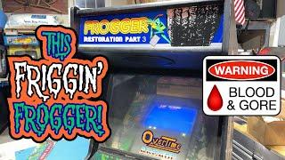 Multiple Fails & Injuring Myself?! 🩸 Sega Frogger Restoration part 3: paint removal & PCB repair 