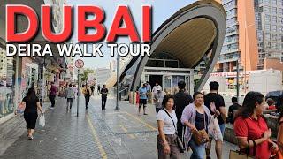 1:30pm Dubai UAE Walk: Explore "Street Life" in DEIRA Al Muraqqabat District (3.23.24: 4K-UHD)