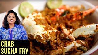 Crab Sukha Fry Recipe | How To Make Crab Sukha Masala | Crab Sukka Recipe By Sneha Nair