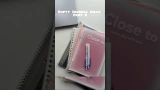 Empty Journal ideas part 2 #journal #ideas #journalideas #music #song