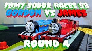 Tomy Sodor Races: Gordon vs James S8 Round 4, Race 2!