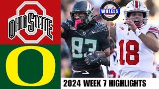 #2 Ohio State vs #3 Oregon (CRAZY GAME!) | Full Game Highlights | 2024 College Football Highlights