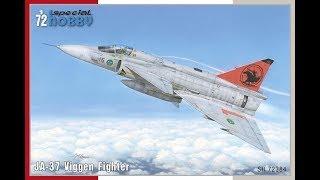 Special Hobby JA-37 Viggen Fighter 1/72 SH72384 review