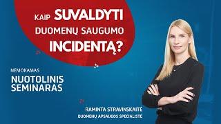 Kaip suvaldyti duomenų saugumo incidentą?