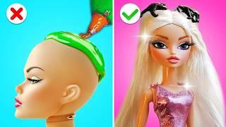 From Barbie To Bratz | Doll Makeover With Genius Hacks You Didn’t Know Existed