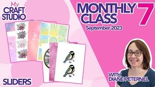 Sliders | My Craft Studio Craft Along | September 2023 | Diane | Highlight Crafts