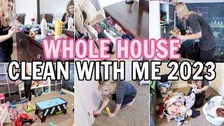 WHOLE HOUSE CLEAN WITH ME 2023 | EXTREME CLEANING MOTIVATION | DECLUTTER & ORGANIZE HOME RESET