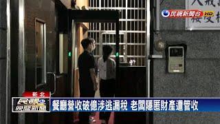 破億營收逃漏稅未繳 餐廳老闆遭管收－民視新聞