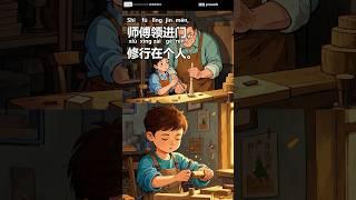 【Chinese Wisdom】Teacher guide you to the door, cultivation depends on yourself |师傅领进门，修行在个人|Proverbs