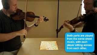 The Mirror Duet/Der Spiegel Duet/Tabletop Duet/Vier Spiegelkanons—I. Allegro (Att. Mozart)