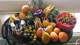 Kona (Hawaii) Farmers Market Tropical Fruits Haul