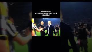  CLAMOROSO: ALLEGRI MANDA A QUEL PAESE GIUNTOLI! #perte #juventus #shorts #allegri #coppaitalia