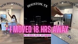 I MOVED TO HOUSTON | NO JOB + SINGLE MOM | Empty Apartment Tour