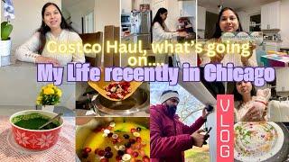 The Chicago(Daily Vlog),MY life RECENTLY*Costco HAUL*FURNTURE HUNTING*INDIAN MOM VLOGGER USA ROUTINE