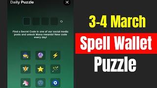 Spell Wallet Daily Puzzle 3 March | Spell Wallet Today Puzzle Cards 3 March