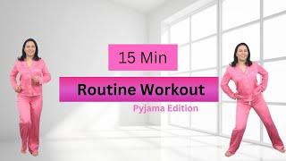 High-Energy Pyjama Walking Cardio Workout at Home: Non-Stop Fun for Weight Loss, No Equipment Needed