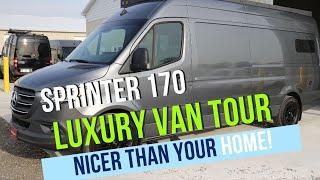 Van Tour, Stunning Mercedes Sprinter 170 campervan with shower!