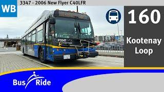 TransLink CMBC 2006 New Flyer C40LFR - 3347 | 160 Kootenay Loop