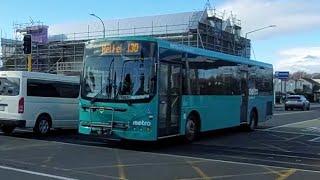 MAN 16.240 GB2224 ex Leopard no. 224 on 130 Hei Hei at Riccarton Road Level Crossing in Riccarton