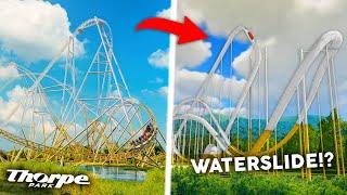 What if Thorpe Park's Roller Coasters were... WATER SLIDES??