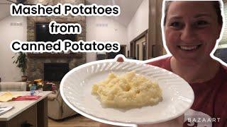 Quick & Easy Mashed Potatoes Using Canned Potatoes - Perfect Side Dish Recipe!