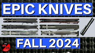 EPIC KNIVES FALL 2024! NEW FOLDING & FIXED BLADE KNIVES TO DIE FOR!