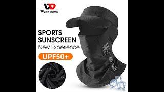 WEST BIKING Bike Cap Full Face Mask Cap For Men Windproof Hat Headgear Anti-Uv Bike Cap 0201334