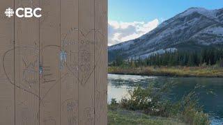 Tacky trend: Graffiti wrecking views in Kananaskis