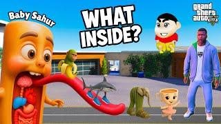 What Inside BABY TUNG TUNG TUNG SAHUR BODY in GTA 5